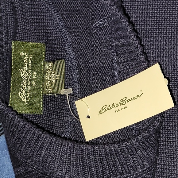 DEADSTOCK. Vintage. Eddie Bauer. Knitted sweater. Men's size Medium - Picture 4 of 16
